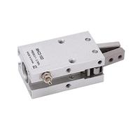 Pince Cylindre pneumatique Doigt Pince Cylindre pneumatique Pneumatique Simple Double Action 10mm Alésage M5x0.5 Alliage d'aluminium
