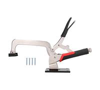 Pince d’immobilisation pour établi, pince mobile pour le travail du bois avec rotation à 360°, pince à bascule à forte force de serrage pour la fixation en menuiserie sur table,