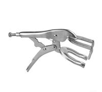 Pince de blocage pour revêtement anti-rouille forgé traité thermiquement | Tête en acier 45# extrêmement stable, pour les applications de soudure, libération rapide, joints précis