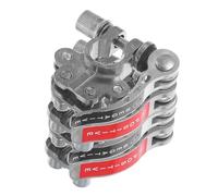 Pince de Borne de Batterie Voiture 4 Pièces Alliage de Zinc Argenté