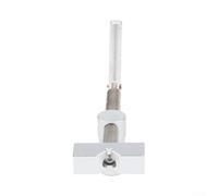 Pince de bureau professionnelle pour le travail du bois pour chiens de 34 mm, étau en alliage d'aluminium à réglage rapide pour tâches de routage, argenté (A)
