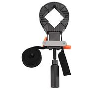 Pince de cadre réglable et robuste, outil de travail du bois en acier et plastique noir de 4 mètres avec mâchoires amovibles pour cadres photo, armoires et tiroirs