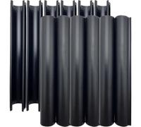 Pince de Couverture de Piscine D’Hiver 24 Pièces Abs PC Noir