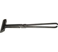 Pince de couverture Stubai 282326 - 180 mm, biseautée à 45°, métier traversant - Outil de ferblantier professionnel pour un pliage et un bordage précis des tôles