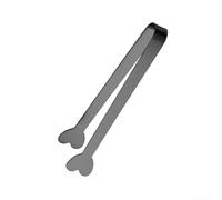 Pince de cuisine en acier inoxydable en forme de cœur pour salade, pâtes, pain, gâteau, apéritif, barbecue, 12,4 cm, doré