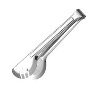 Pince de cuisine en acier inoxydable - Pince de cuisine - Pince à toast à clip pour pince anti-brûlure - Pince antidérapante pour servir du , des pâtes, des grillades