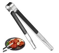 Pince de cuisine en acier inoxydable - Robuste et résistante à la chaleur - Pince isolée pour rôtir, cuisiner, cuire, salade, servir