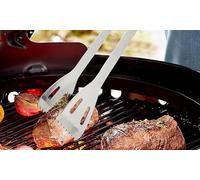 Pince de cuisine en inox pour barbecue et plancha : 2