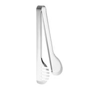 Pince de cuisine en métal, 9,37 x 1,97 pouces, spaghetti pour barbecue, ustensiles de cuisine semi-circulaires pour la cuisson des spaghettis, cuisine de service avec poignée en forme de U pour