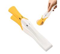 Pince de cuisine en silicone à bec de canard | Pince à pince alimentaire antiadhésive résistante à la chaleur | Pince à steak de cuisine et de barbecue pour cuisine, barbecue et commercial |