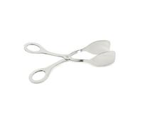 Pince de cuisine sans rainures - Pour servir des aliments et des pâtisseries de luxe - 18 cm - Fabriquée en acier inoxydable - Pelles de 5 x 3,5 cm - Hostelnovo