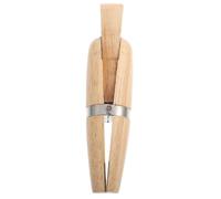 Pince de Fixation pour Anneau en Bois, Outil de Bijouterie pour Gravure | Mâchoire à Cale, sans Barbes, Beige, pour Bijoux et Bagues, Simple à Utiliser, Polissage