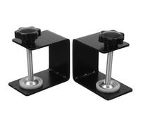 Pince de Fixation pour Façade de Tiroir noir, 2 pièces Acier au Carbone | Alignement Précis, Maintien Mains, pour Portes D’Armoire et Installation en Atelier