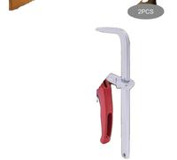 Pince de guidage pour scie à rails, dimensions 160 mm x 60 mm, capacité de serrage de 6 pouces, force de serrage de 485 livres, matériau : 40CR et ABS, adaptée aux travaux de menuiserie