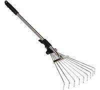 Pince de jardin télescopique pour ramasser les feuilles et l'herbe dans la pelouse et le jardin