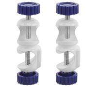 Pince de Laboratoire Double Vis, Connecteur D’angle 90 Degrés pour Tiges | Plastique et Métal, Ajustement Polyvalent, Maintien Précis et Solide, pour Laboratoire et Expériences Chimiques