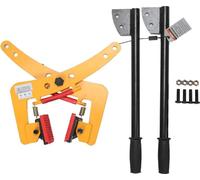 Pince de levage pour dalles - Pince de levage verticale - Capacité de charge 350 kg - Pour marbre/granit/ardoise - Modèle pour charges lourdes - Orange