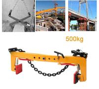 Pince de levage pour grue - Pince de préhension 500 kg - Pour la pierre, le bois, les dalles - Pince pour palettes - Or