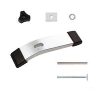 Pince de maintien en aluminium pour rail en T 160 mm avec curseur en | Corps en alliage d'aluminium, 160 mm de longueur, glisse facilement dans les fentes en T, serrage du bouton à main