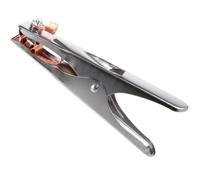 Pince de Masse de Soudage 800a Chromée pour Soudeuse | Usage Professionnel, Argenté, Installation et Retrait Faciles, Connexion Électrique Fiable, Accessoire Robuste