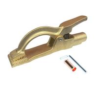 Pince de Masse de Soudage Pince de Terre Courbée Serre-câble Laiton à Levier Mors Crantés Anti-décrochage Passage de Courant Constant Suitable pour, 500A-800A, style to 1