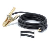 Pince de masse OMEGA 4 en laiton + câble longueur 4 m -connecteur 13 mm²