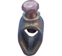 Pince de mise à la terre en bronze 14 mm x 2 mm