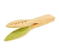 Pince de nettoyage en bois en forme de feuille - Portable - Pince de nettoyage pour feuilles de plantes