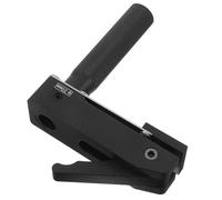 Pince de Positionnement pour Établi de Menuiserie, Serrage Rapide | Alliage D’aluminium Noir, Compacte et Portable, Usage Menuiserie et Sculpture sur Bois, Design Multifonction