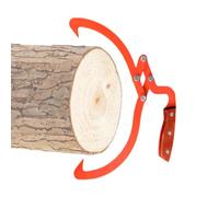 Pince de préhension en bois | Outil en acier inoxydable avec forme ergonomique et longueur de 51 cm, pinces de levage pour bûches de bois - Pour jardin, sylviculture, branches, bois, extérieur