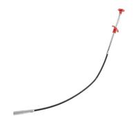 Pince de Préhension Flexible pour Débouchage de Canalisations D'évier | PP et Acier Inoxydable, Noir, Nettoyage de L'évier, Récupération de Cheveux et Déchets, Usage Salle de Bain