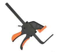 Pince de rail de travail du bois 160 mm pour scie à table | Noyau en acier renforcé PA6, construction haute résistance, pour une construction durable, résiste à la flexion, durable