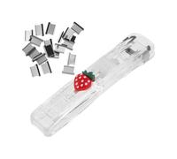 Pince de Remplissage à Pression Compacte en PP et Métal pour Bureau | Réutilisable et Légère, pour Documents, Usage Mobile, Rangement Pratique, Format Compact, Clips de Fermeture