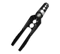 Pince de réparation de tube ergonomique en alliage d'aluminium à long manche 6 tailles Outil de remodelage pour tuyau de réfrigération HVAC Bronze Tuyau de 0,6 à 2,2 cm Rond manuel