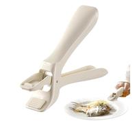 Pince de retriever pour assiette, 16 x 3,5 cm, anti-brûlure pour plats chauds, friteuse à air chaud, pince à casserole sans effort, clips ergonomiques, support de pince pour