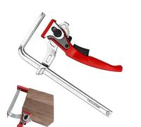 Pince de scie à rail - 160 mm - Levier à dégagement rapide - Accessoire de table de travail MFT - Outil de force de serrage robuste de 220 kg - Solution de maintien de travail protégée par ABS
