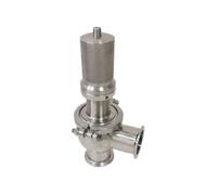 Pince De Sécurité, Soupape De Surpression, Soupape De Trop-plein, Argent | Soulagement de ressort de pression réglable TC de qualité alimentaire sanitaire(SS316L,OD19mm TC50.5mm)