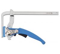 Pince de serrage à levier de 200 mm pour rails de guidage et profilés à rainure en T