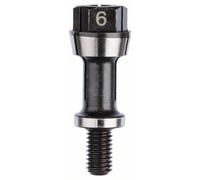 Pince de serrage avec écrou de serrage, 6 mm, adaptée à GGS 16 Bosch Accessories 1608570043 Diamètre 6 mm N/A