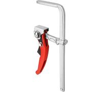 Pince de serrage pour rails de guidage, capacité 200 mm, profondeur de gorge 60 mm, mécanisme à cliquet, force de serrage de 240 kg