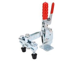 Pince de serrage verticale, capacité de 227 kg, à double tête, à double levier