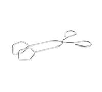 HENDI Pinces de service, pinces de cuisine, pinces de buffet, pince à barbecue, pince à grillades, modèle courbé, convient à lave-vaisselle, 220 mm, acier inoxydable