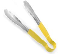 Hendi Pince de service HACCP 250 mm, acier inoxydable, poignée enduite jaune