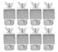 Pince de Soudage Bout à Robuste 8 Pièces, Acier Chrome-vanadium | Tension Réglable, Aide D’alignement, pour Tubes Carrés, Équipements Puissants, Fabrication Mécanique, Métal