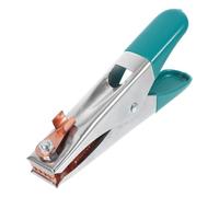 Pince de Soudage de Masse pour Fil de Terre, Serrage Stable, DIY | Acier et Cuivre Violet, Pointe Conductrice Tôle, Poignée Conductrice, Usage Soudage par Points