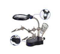 Pince de soudage, loupe, lentille LED, support de fer à souder, support de planche à souder réglable