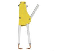 Pince de soudage par points portable, pince de soudage à pression réglable pour réparation de tôle, prise en main ergonomique de 123 mm pour plaque d'acier de 1 + 1 mm