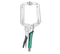 Pince de soudage professionnelle verrouillable en C en acier à haute teneur en carbone avec coussinet pivotant à libération contrôlée pour menuiserie de fabrication 28 cm (35,6 cm)