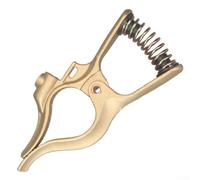 Pince de soudure 300 A en laiton pour mise à la terre Pinces de soudure en laiton 300 A Haute conductivité Borne de terre pour MIG MMA pour atelier wig pour pince de soudage professionnelle 177 mm