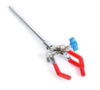 Pince de support à trois broches, pince d'extension en alliage de Zinc, poignée Stable adaptée aux fournitures de tubes en verre pour flacons de chimie